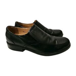 GH Bass & Co Mens 11M Simon Slip On Loafer Weejuns Cameron Oxford Black Moc Toe